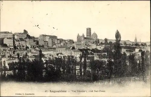 Ak Angoulême Charente, Vue Generale