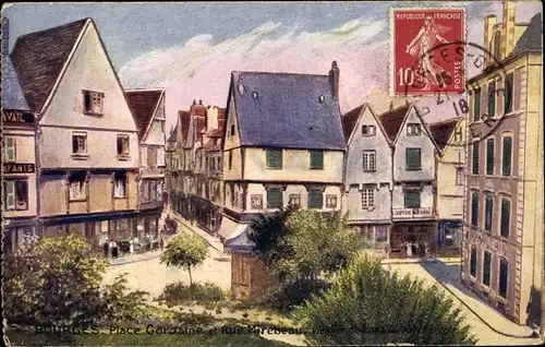 Künstler Ak Bourges Cher, Rue Mirebeau