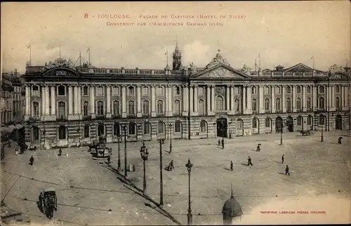 Ak Toulouse Haute Garonne, Facade du Capitole