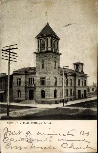 Ak Billings Montana USA, City Hall