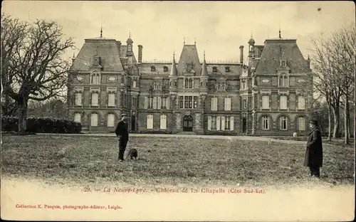 Ak La Neuve Lyre Eure, Le Château de la Chapelle