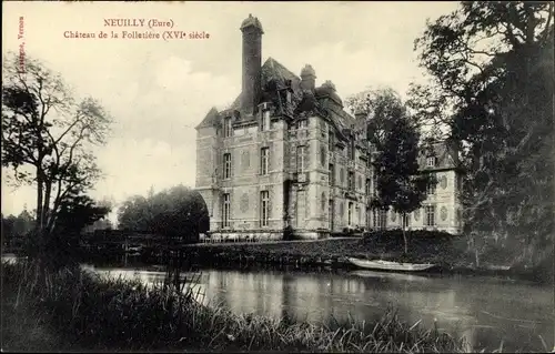 Ak Neuilly Eure, Le Château de la Folletière