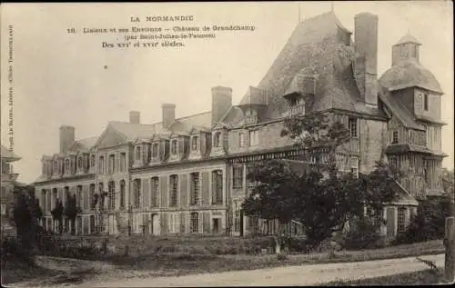 Ak Lisieux Calvados, Le Château de Grandchamp