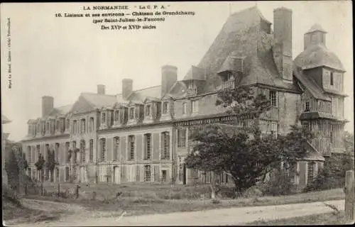 Ak Lisieux Calvados, Le Château de Grandchamp