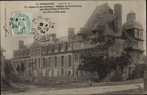 Ak Lisieux Calvados, Le Château de Grandchamp