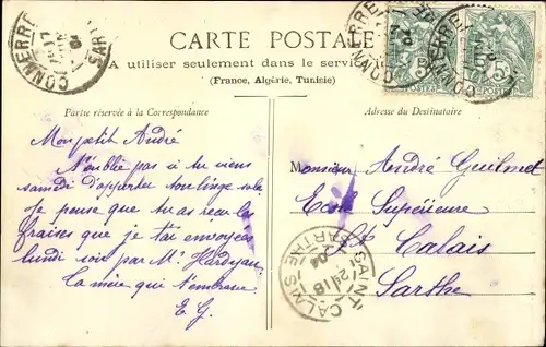 Ak Mamers Sarthe, Place de la République