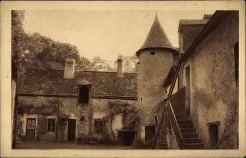 Ak Juigne Sarthe, Vieille Maison du XVe Siècle