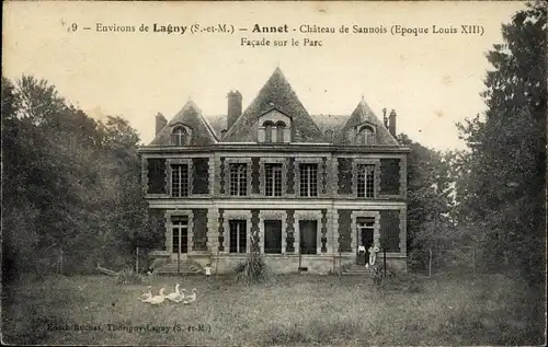 Ak Annet Seine et Marne, Château de Sannois