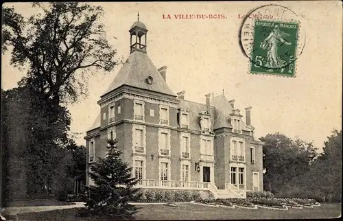 Ak La Ville du Bois Essonne, Le Chateau