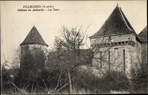 Ak Villeconin Essonne, Chateau des Ardenelles, Les Tours