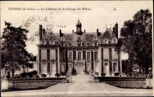 Ak Yerres Essonne, Le Chateau de la Grange du Milieu