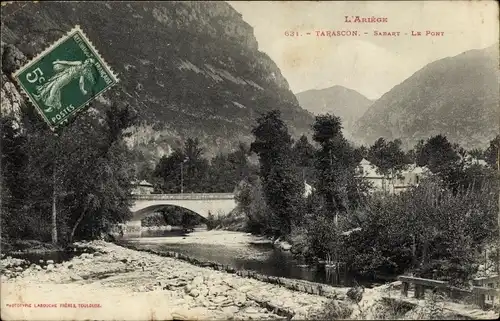 Ak Tarascon Bouches du Rhône, Le Pont