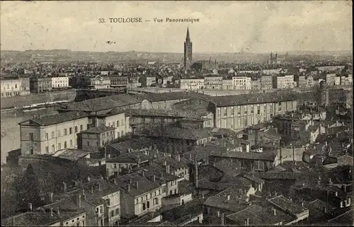 Ak Toulouse Haute Garonne, Vue Panoramique