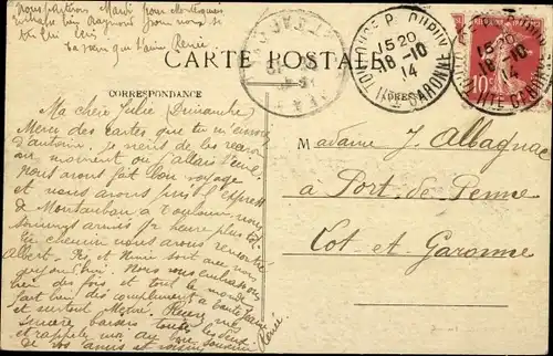 Ak Toulouse Haute Garonne, Vue Panoramique