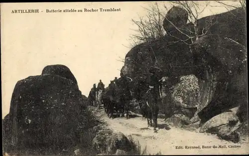 Ak Artillerie, Batterie attelee au Rocher Tremblant
