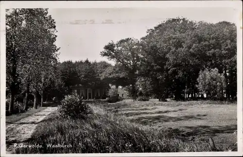 Ak Roderwolde Noordenveld Drenthe, Waalburch