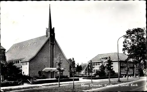 Ak Mooi Drenthe Niederlande, Zuidlaren, Geref. Kerk