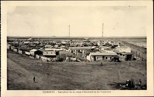 Ak Dschibuti, Carrefour de la route d'Ambouli et du Cimetiere