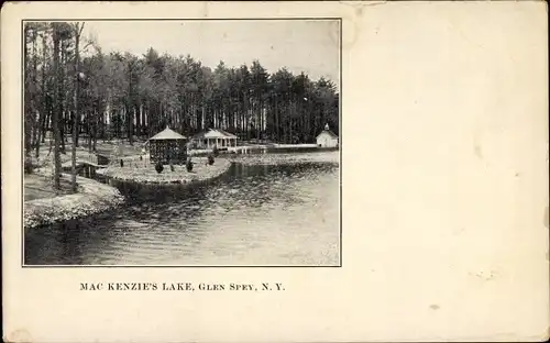 Ak New York USA, Mac Kenzie's Lake, Glen Spey