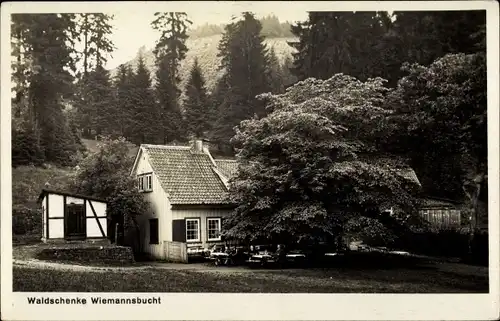 Ak Bad Grund im Harz, Waldschenke Wiemannsbucht