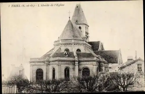 Ak Triel sur Seine Yvelines, L´Église