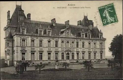 Ak Pouancé Anjou Maine-et-Loire, Le Chateau