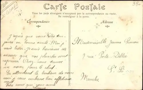 Ak Falaise Calvados, Promenade des Bercagnes, Hospice