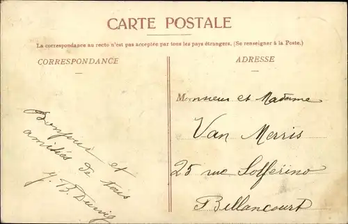 Ak Le Mans Sarthe, Vue prise du Haut du Tunnel