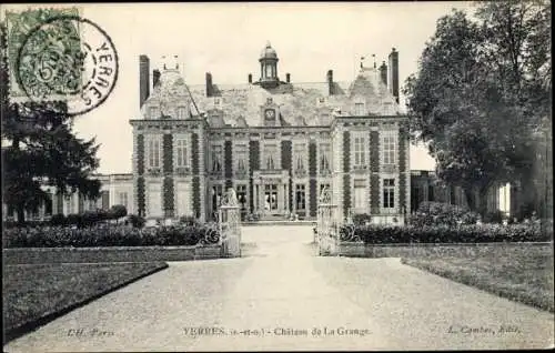 Ak Yerres Essonne, Chateau de La Grange