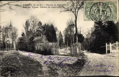 Ak Yerres Essonne, Chemin du Bois d'Enfer
