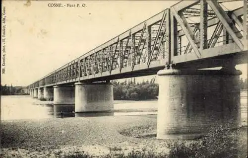 Ak Cosne Allier, Pont