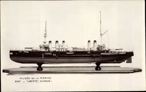 Ak Kriegschiff Frankreich, Cuirasse Liberte