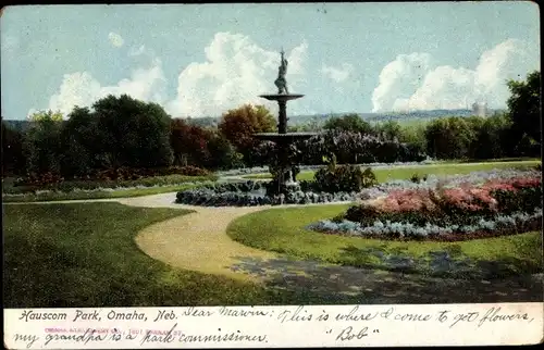 Ak Omaha Nebraska USA, Hauscom Park