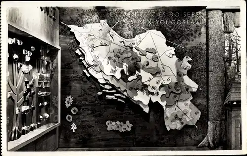 Ak Bosnisches Bauernhaus, Innenansicht, Bosnische Hochebenen