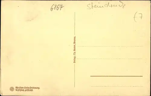 Steindruck Ak Beuron in Baden Württemberg, Portal der Klosterkirche