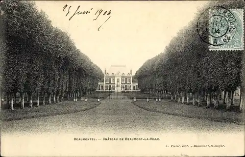 Ak Beaumontel Eure, Le Château de Beaumont la Ville
