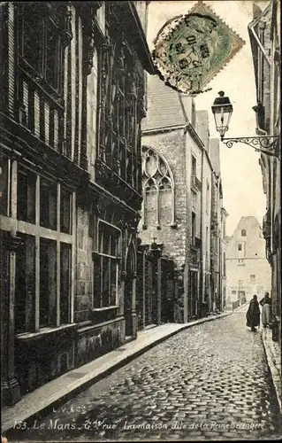 Ak Le Mans Sarthe, Grande Rue, Maison dite de la Reine Bérengère