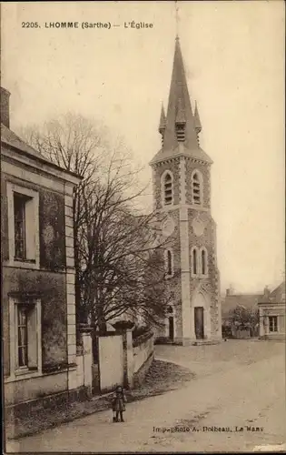 Ak Lhomme Sarthe, L´Église
