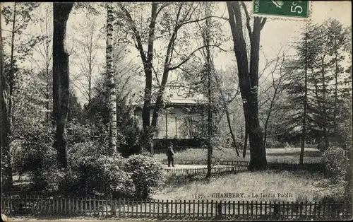 Ak Chambery Savoie, Le Jardin Public