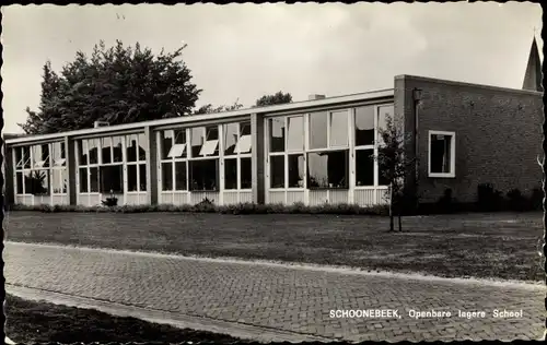 Ak Schoonebeek Drenthe Niederlande, Openbare lagere School