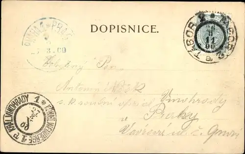 Ak Tábor Südböhmen, Panorama