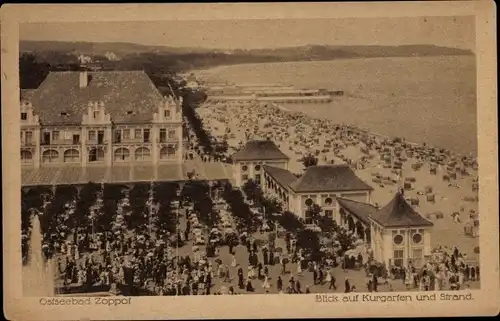 Ak Sopot Gdańsk Zoppot Danzig, Kurgarten, Strand