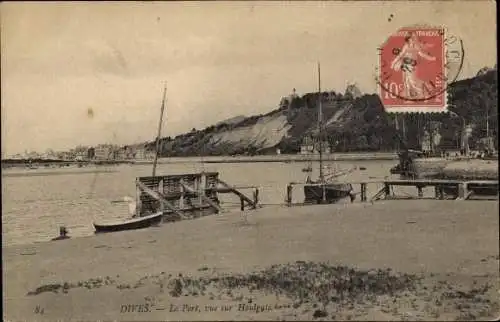 Ak Dives sur Mer Calvados, Le Port