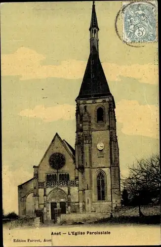 Ak Annet Seine et Marne, Kirche