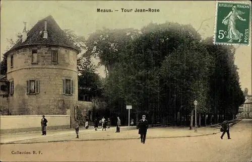 Ak Meaux Seine-et-Marne, Tour Jean Rose