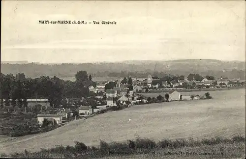 Ak Mary sur Marne Seine et Marne, Vue Générale