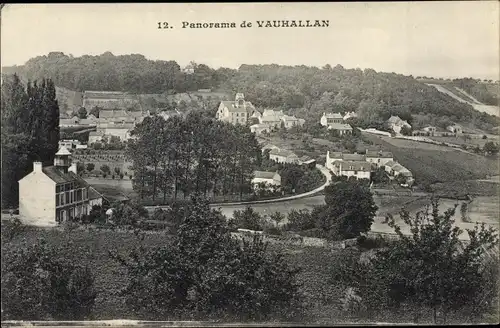 Ak Vauhallan Essonne, Panorama vom Ort