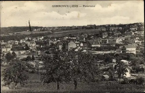 Ak Gommonvilliers Essonne, Panorama vom Ort