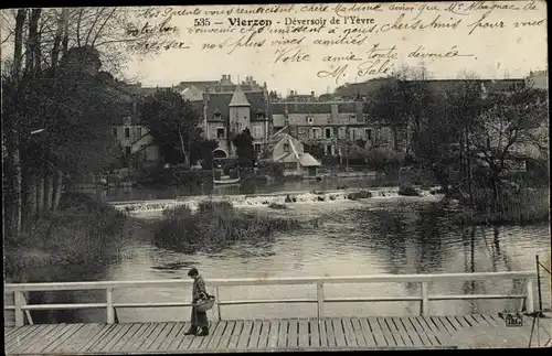 Ak Vierzon Cher, Déversoir de l'Yève