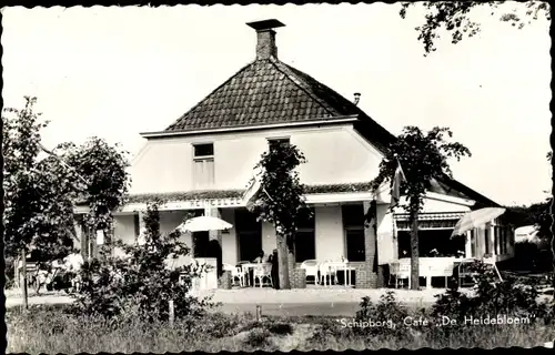 Ak Schipborg Drenthe Niederlande, Café De Heidebloem